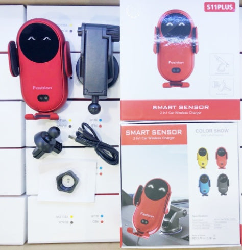 Infrared Induction Wireless Car Charger & Phone Holder