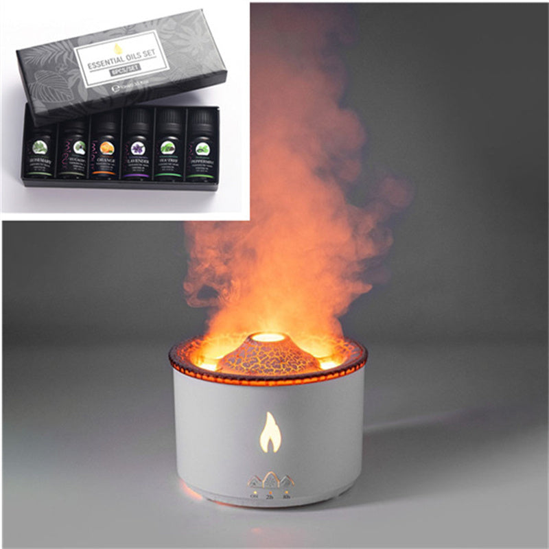 Creative Volcano Aromatherapy Flame Lamp