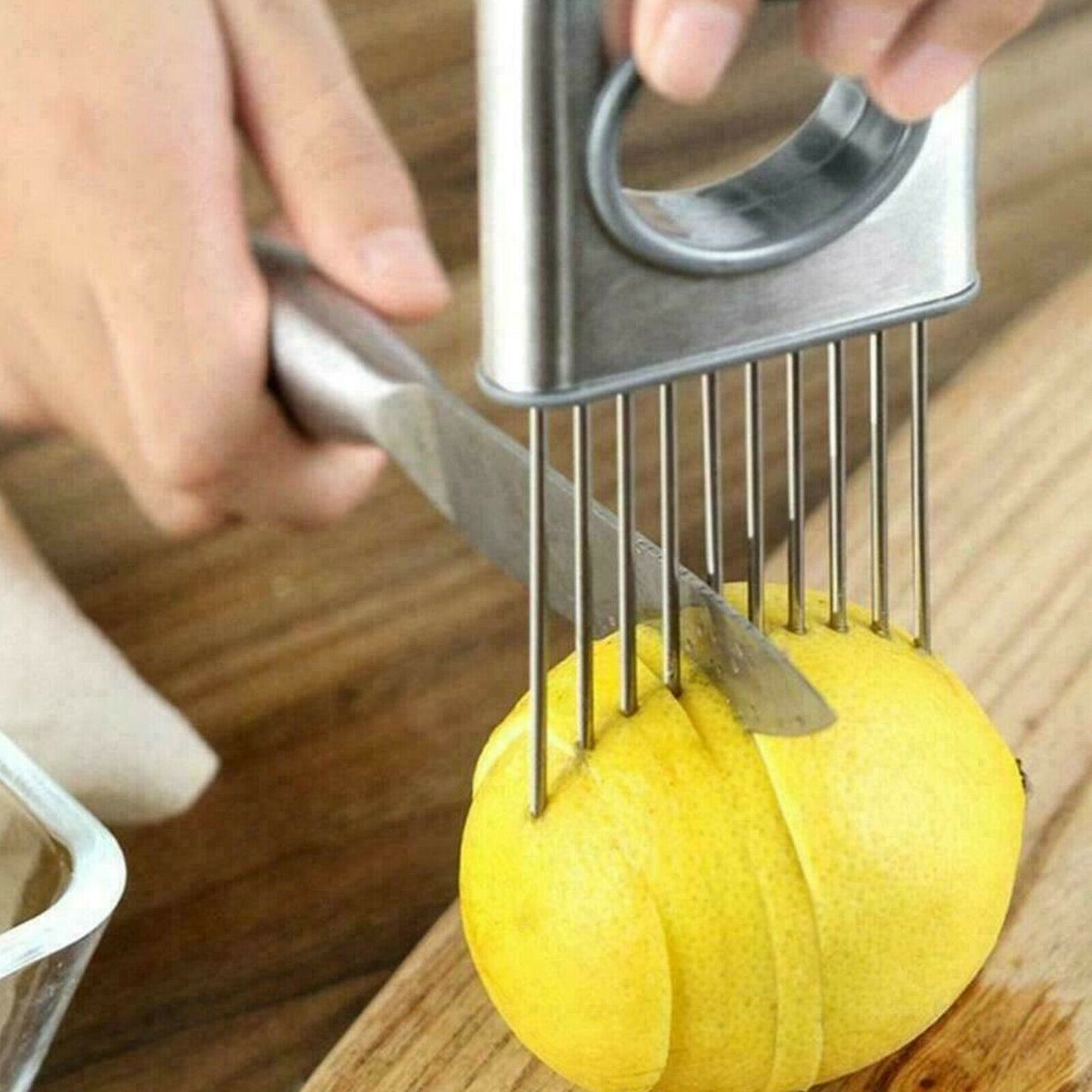 Stainless Steel Onion & Tomato Slicer