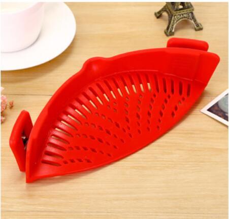 Silicone Clip-on Pot Colander