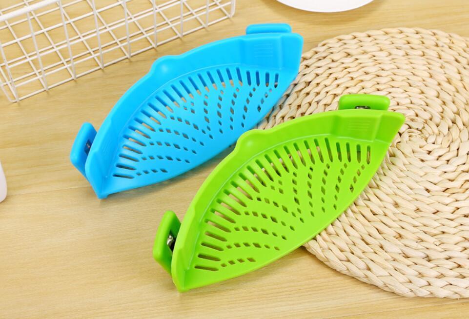 Silicone Clip-on Pot Colander