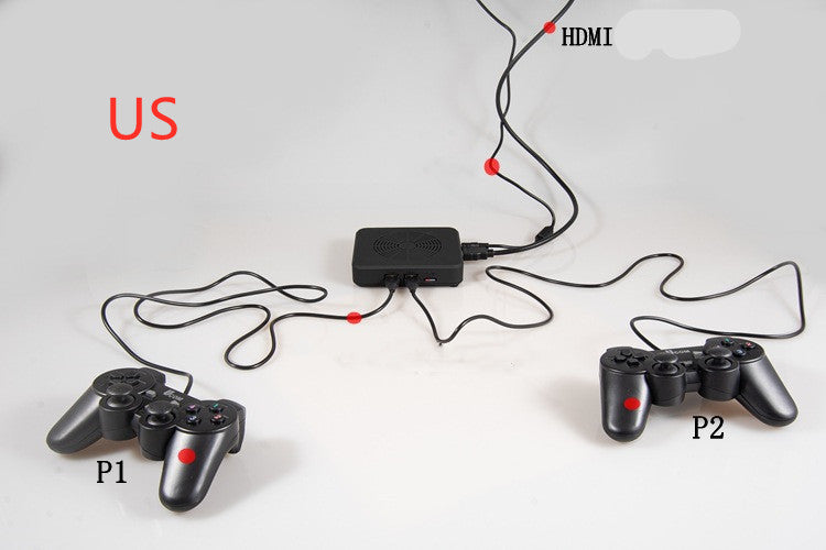 Nostalgic Double-Handle Arcade Game Console