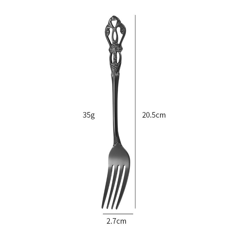 Gold-Plated Stainless Steel Cutlery Set