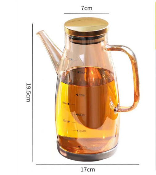 Kitchen Oiler Borosilicate Glass Condiment Bottle