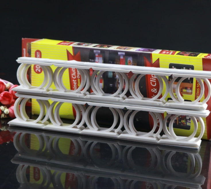 Clip N Store Spice Rack and Bottle Storage