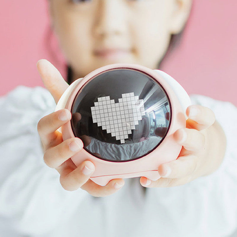 Cute Multi-Function Pixel Alarm Clock Wake-Up Light