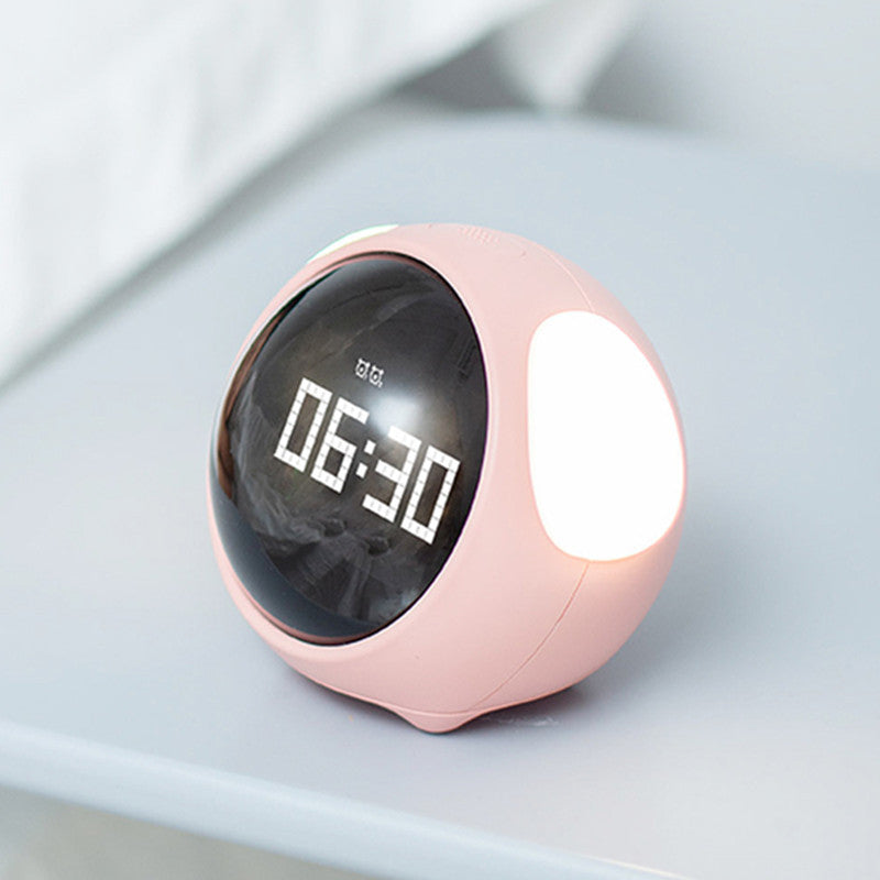 Cute Multi-Function Pixel Alarm Clock Wake-Up Light