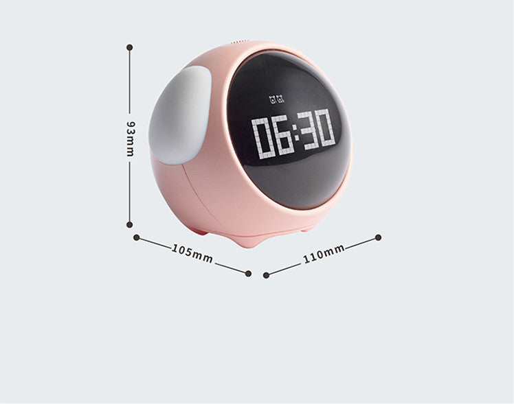 Cute Multi-Function Pixel Alarm Clock Wake-Up Light