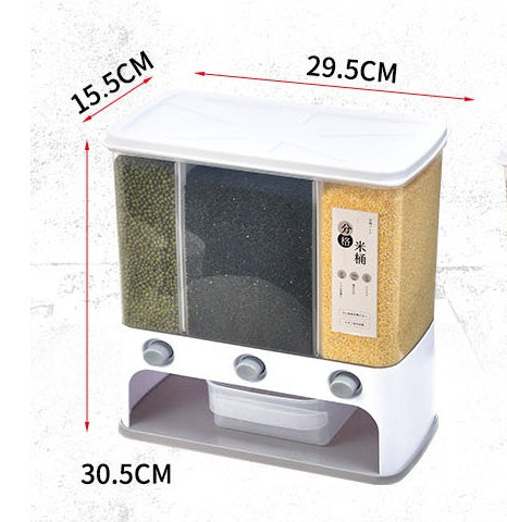 Wall-mounted Clear Food Storage