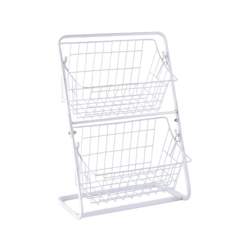 Stainless Steel Multilayer Spice and Fruit Kitchen Storage Rack