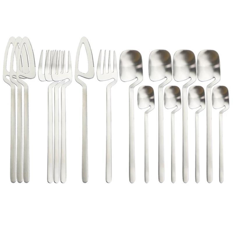 Rainbow Matte Gold Dinnerware Set
