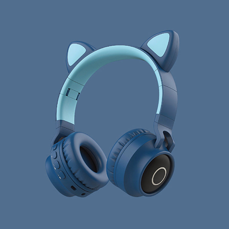 LED Cat Ear Wireless Bluetooth Headphones