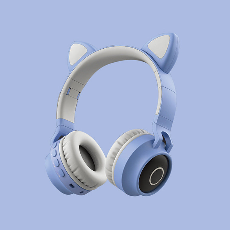 LED Cat Ear Wireless Bluetooth Headphones