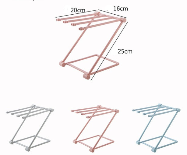 Foldable Dishcloth Shelf & Kitchen Organizer