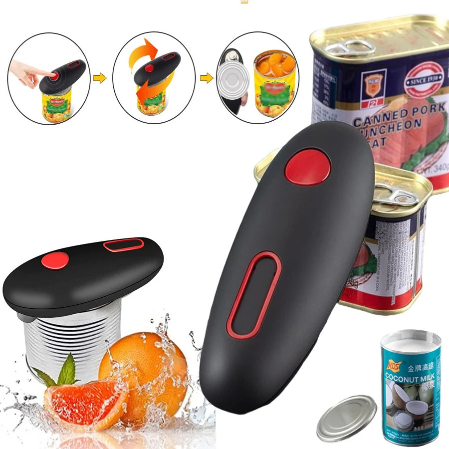 Portable kitchen automatic can opener