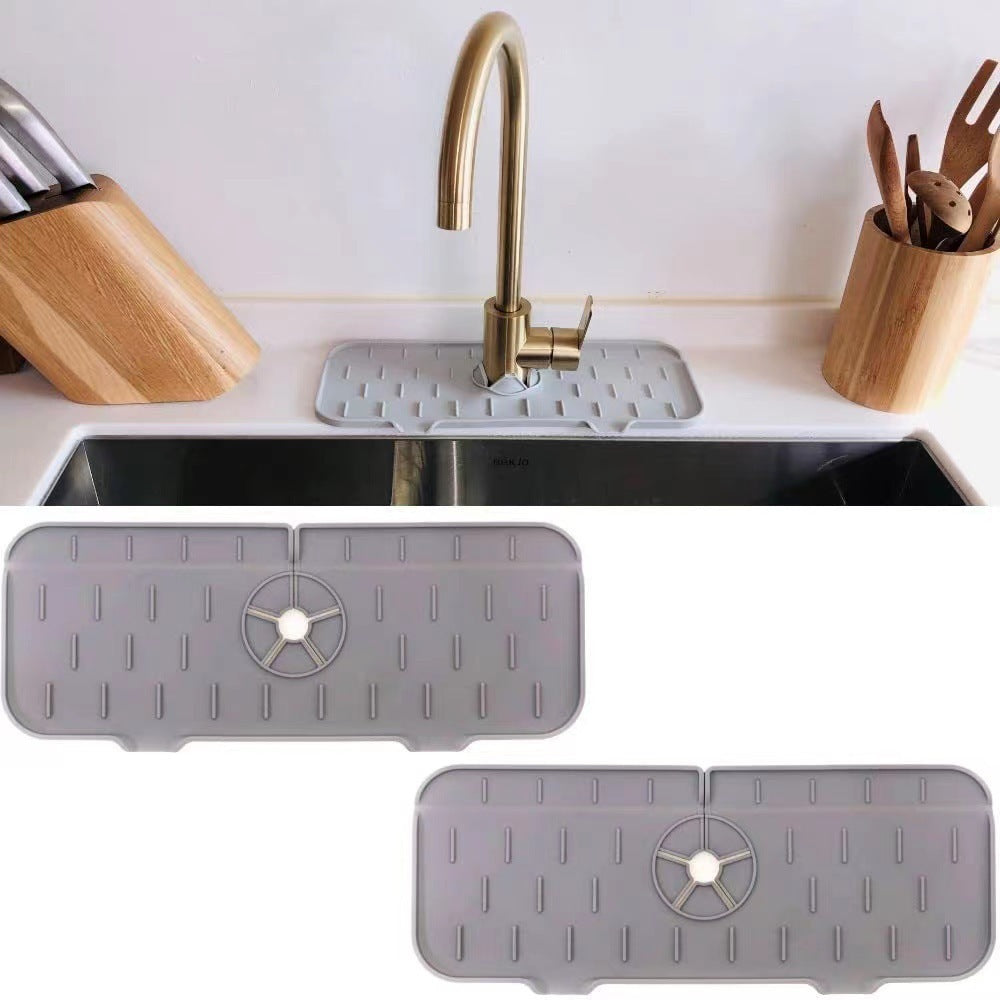 Kitchen Silicone Faucet Absorbent Mat