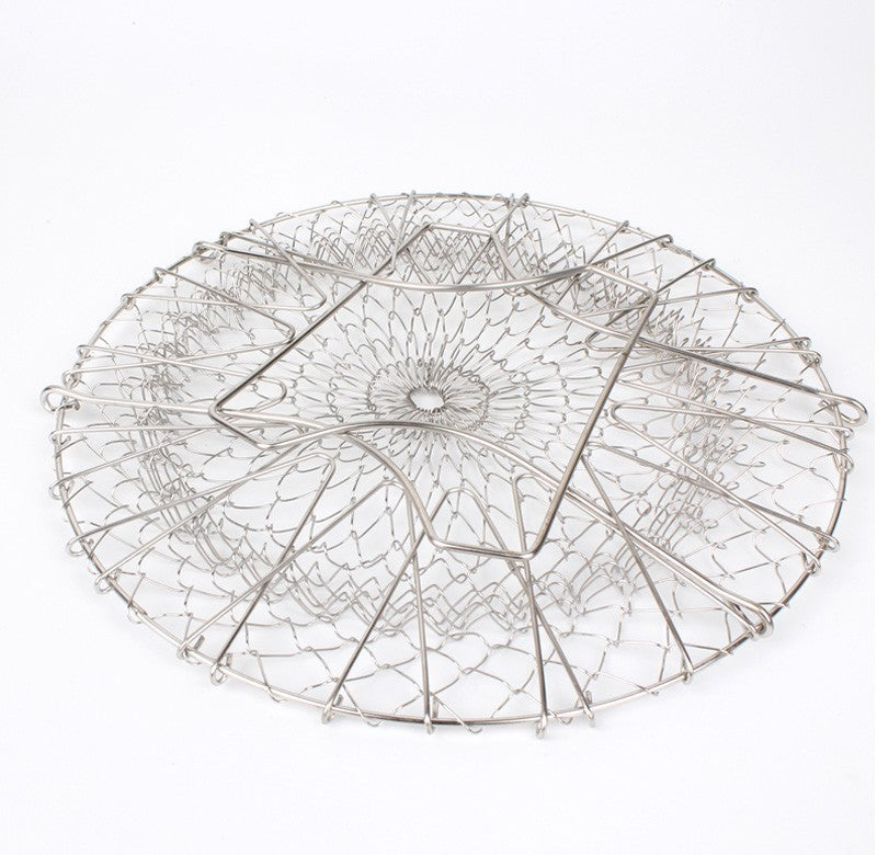 Stainless Steel Foldable Deep Fry Basket