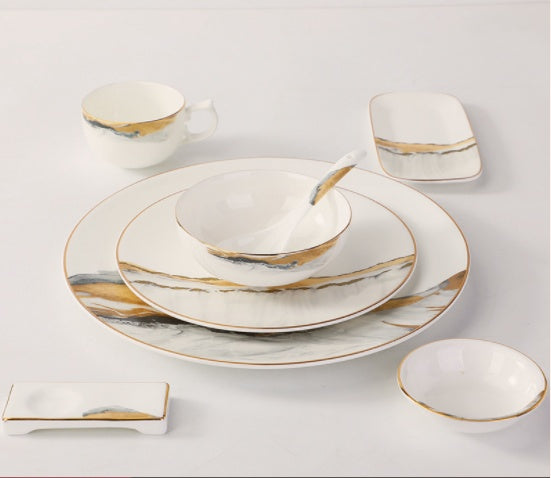 Bone China Hotel Tableware Set Chinese Style Success
