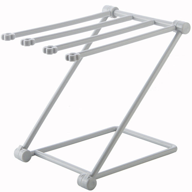 Foldable Dishcloth Shelf & Kitchen Organizer