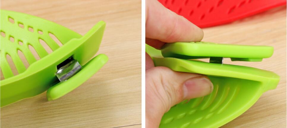 Silicone Clip-on Pot Colander