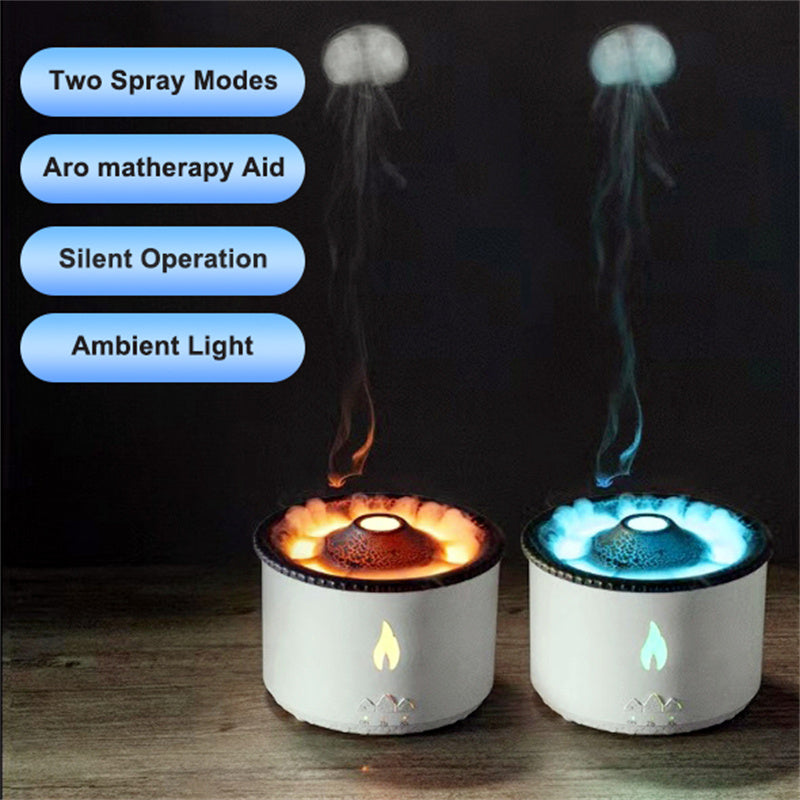 Creative Volcano Aromatherapy Flame Lamp