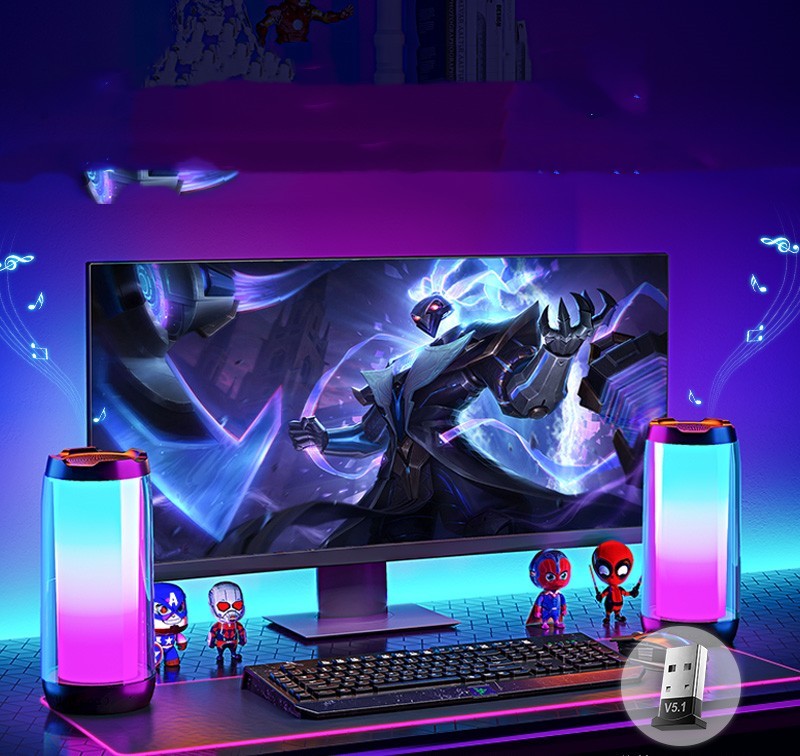 Atmospheric Ambient Gaming Bluetooth Speaker