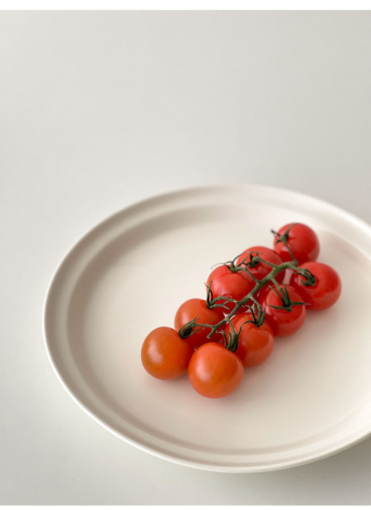 Simple Matte High-end Tableware Ceramic Plate