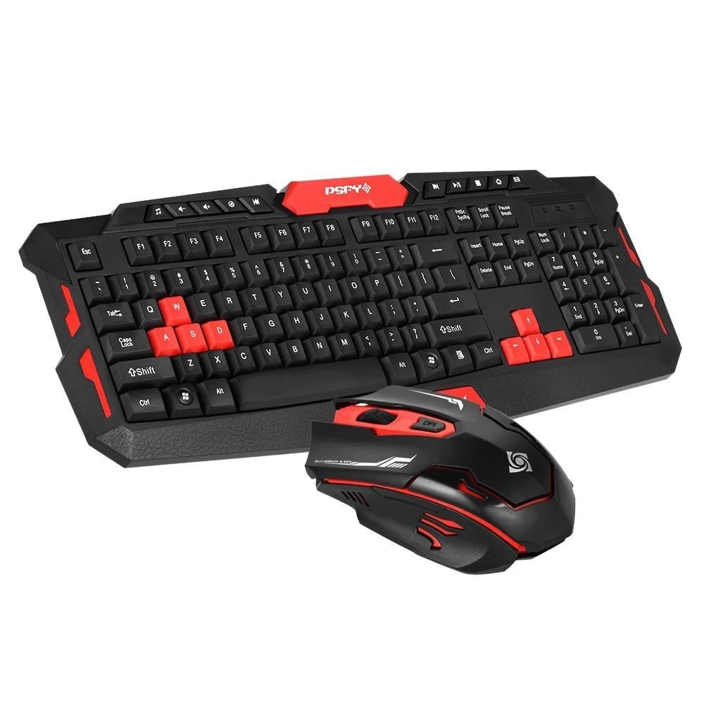 HK8100 2.4G Wireless Gaming Keyboard & Mouse Combo for Laptop