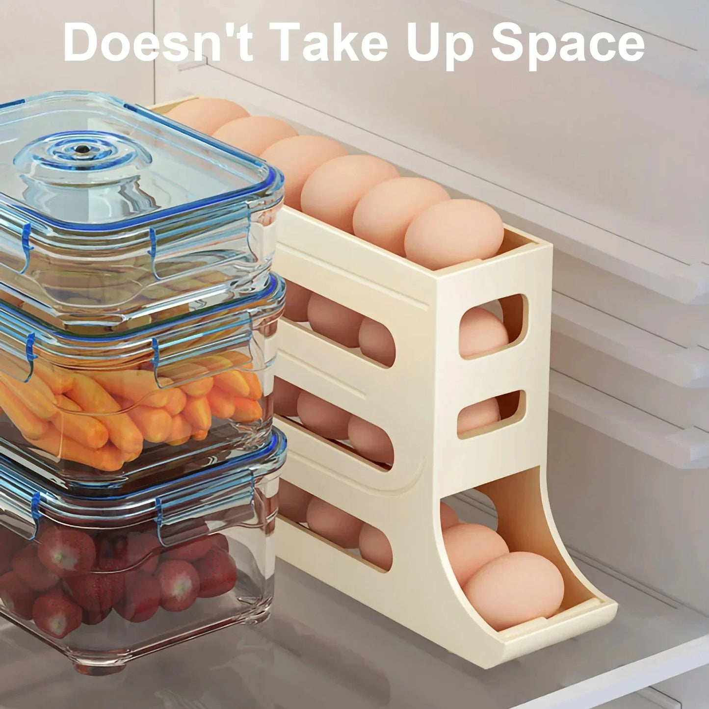 4-Layer Automatic Egg Roller Storage Tray