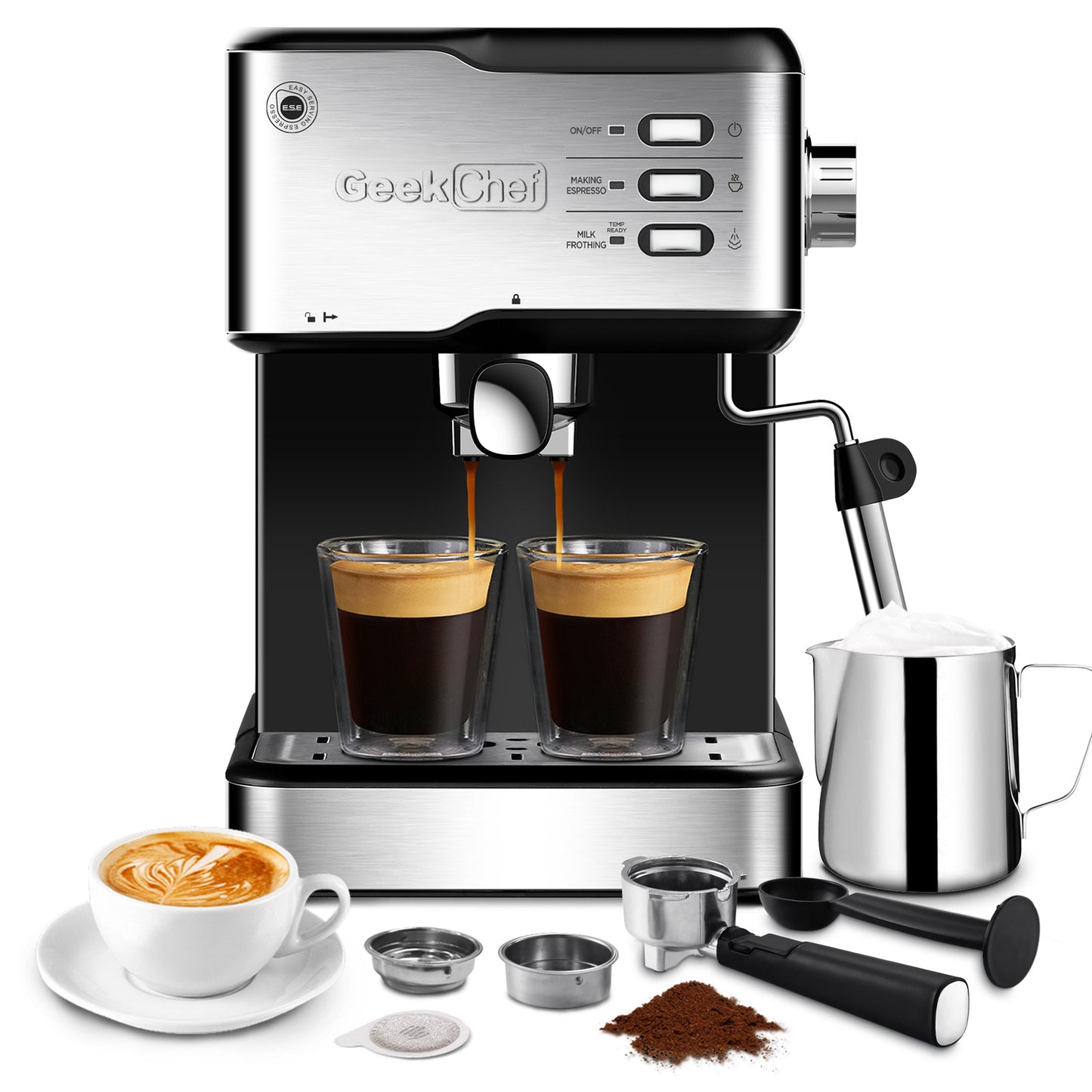 Geek Chef 20 Bar Espresso Machine