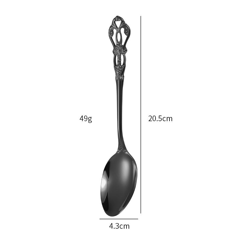 Gold-Plated Stainless Steel Cutlery Set