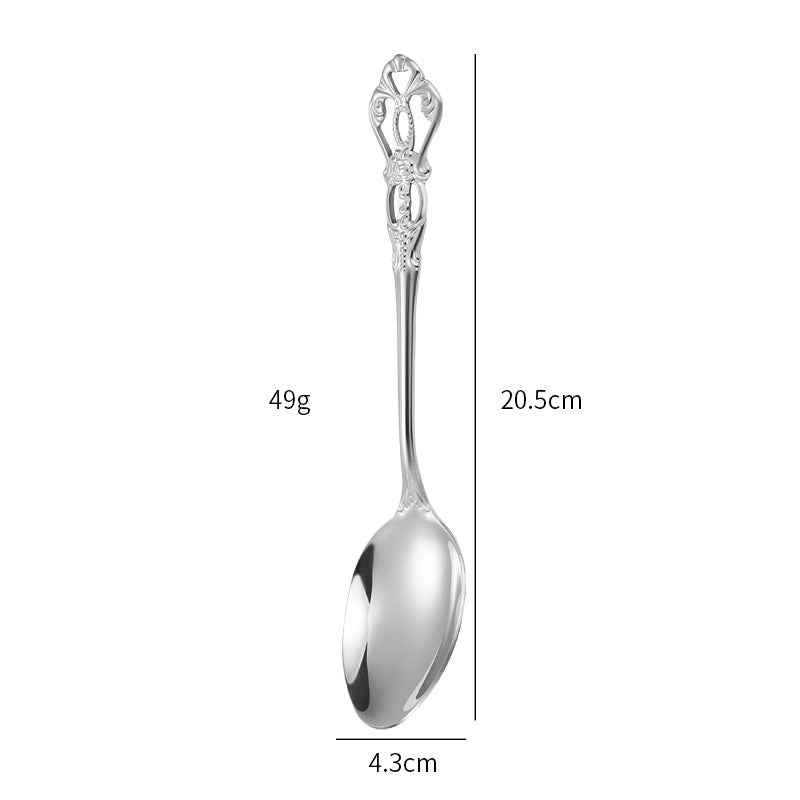 Gold-Plated Stainless Steel Cutlery Set