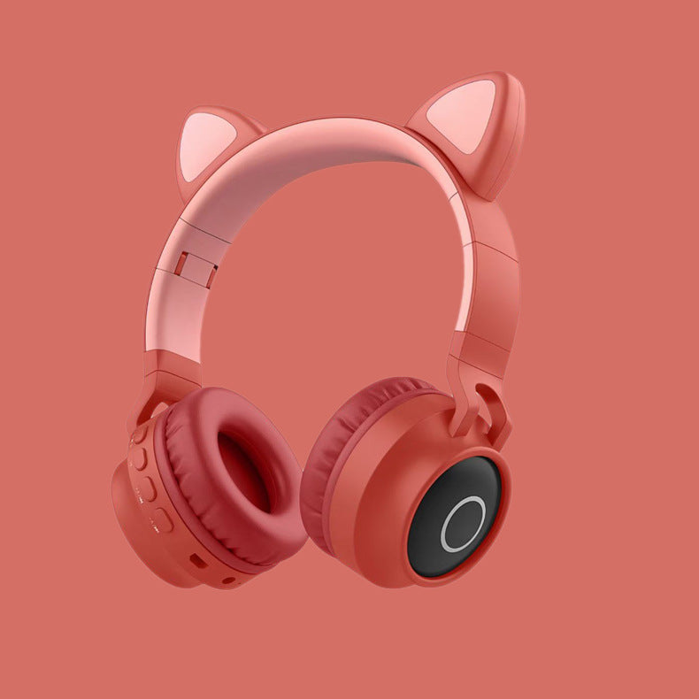 LED Cat Ear Wireless Bluetooth Headphones