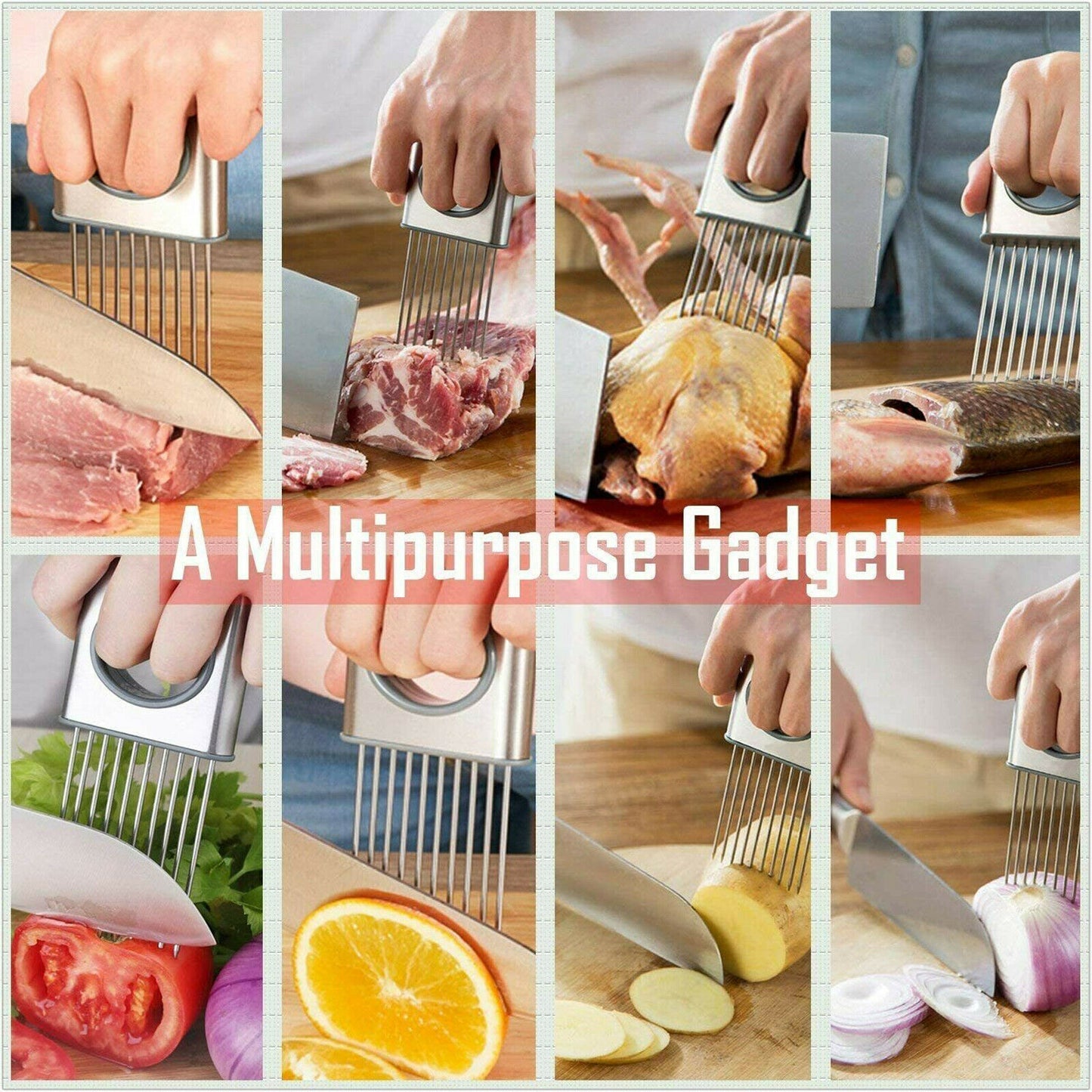 Stainless Steel Onion & Tomato Slicer