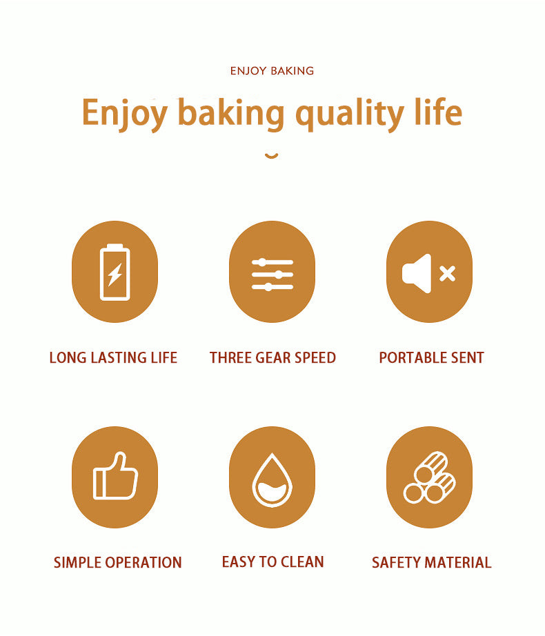 Hand-held Electric Whisk Baking Cake