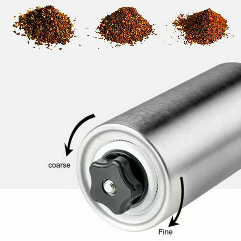 Hand Crank Stainless Steel Burr Coffee Grinder
