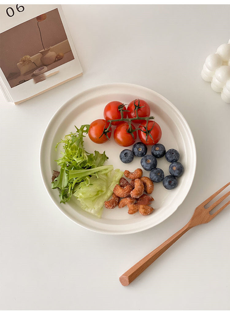 Simple Matte High-end Tableware Ceramic Plate