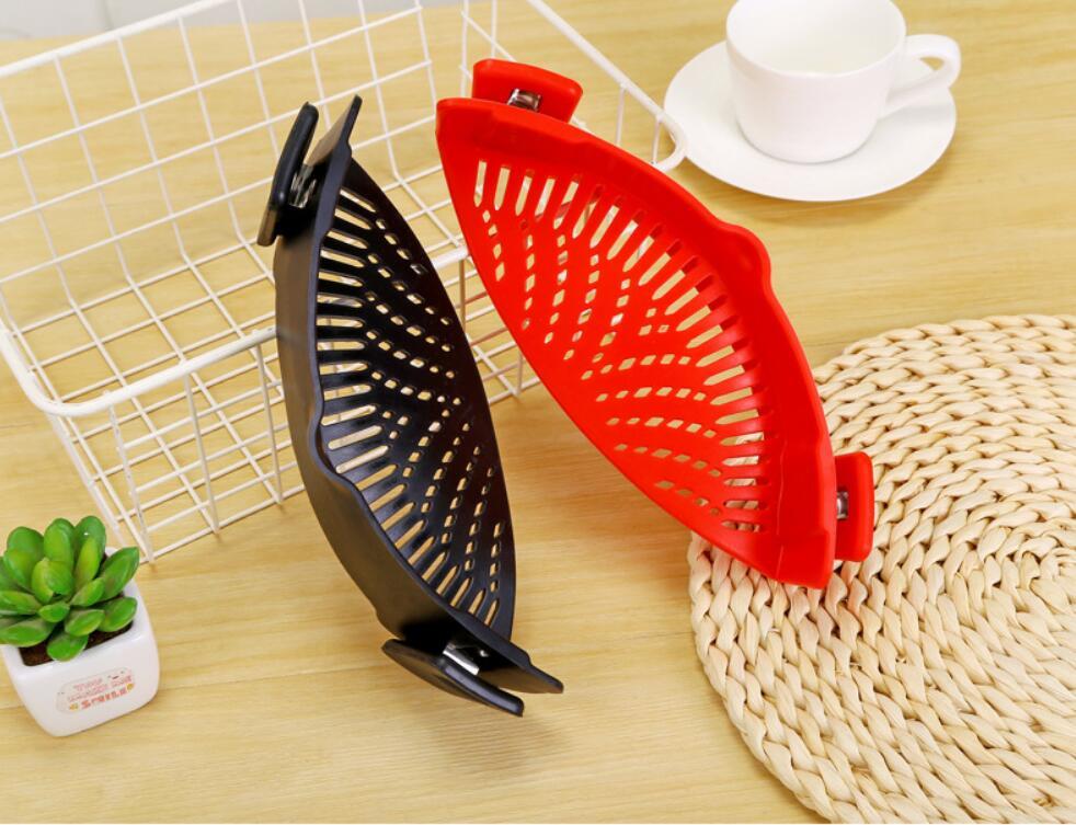 Silicone Clip-on Pot Colander