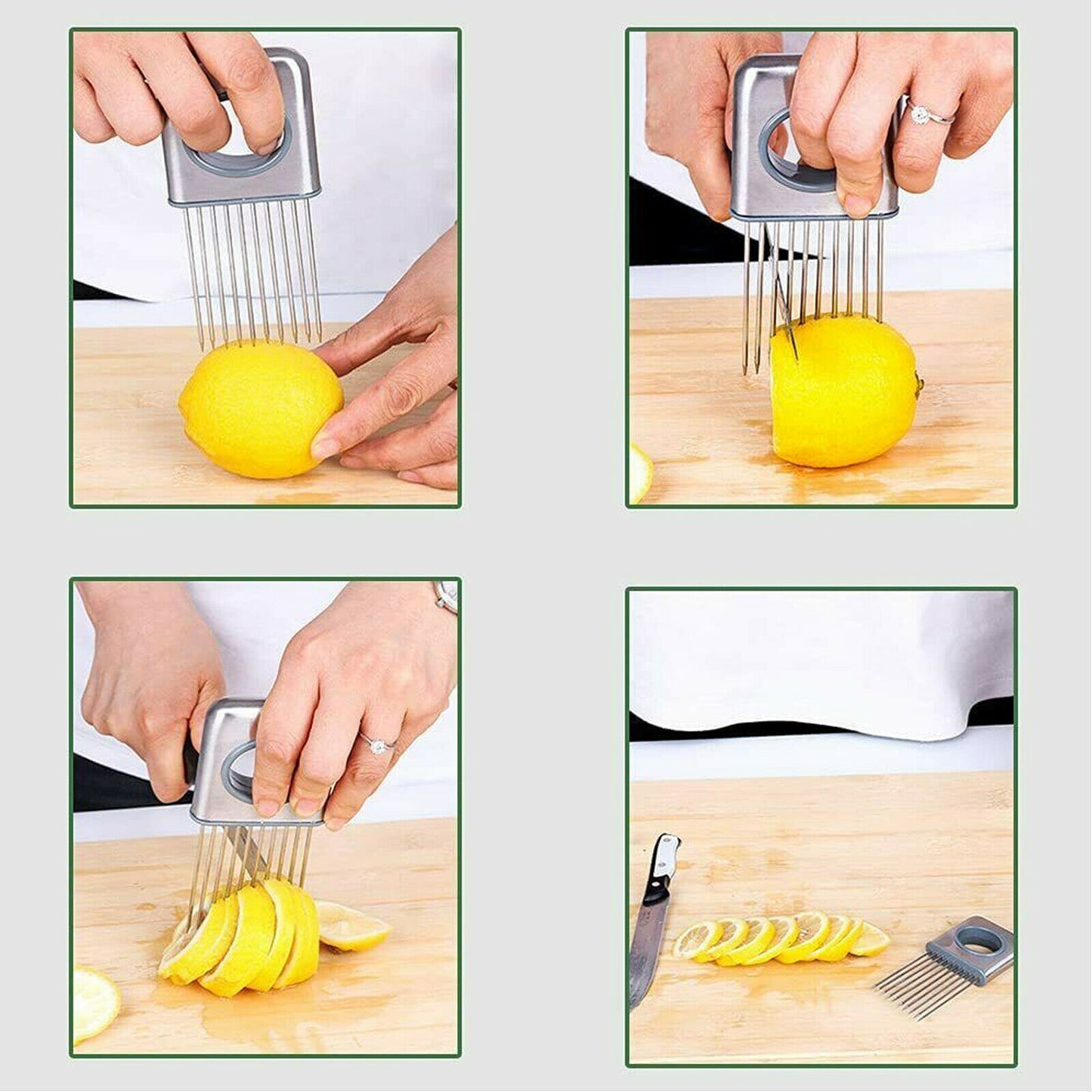 Stainless Steel Onion & Tomato Slicer