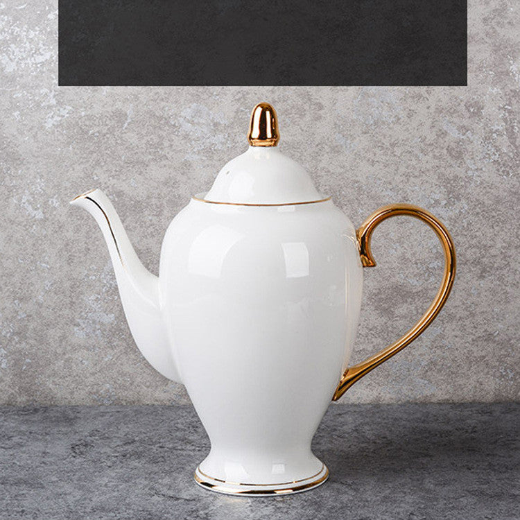 Bone China Gold-Painted Tea Set