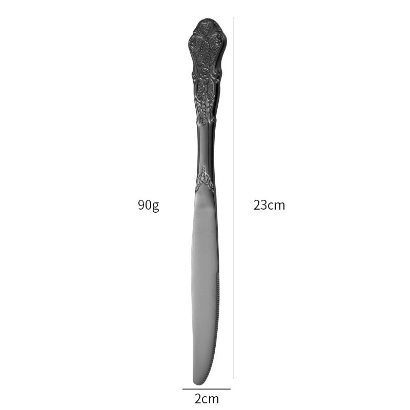 Gold-Plated Stainless Steel Cutlery Set