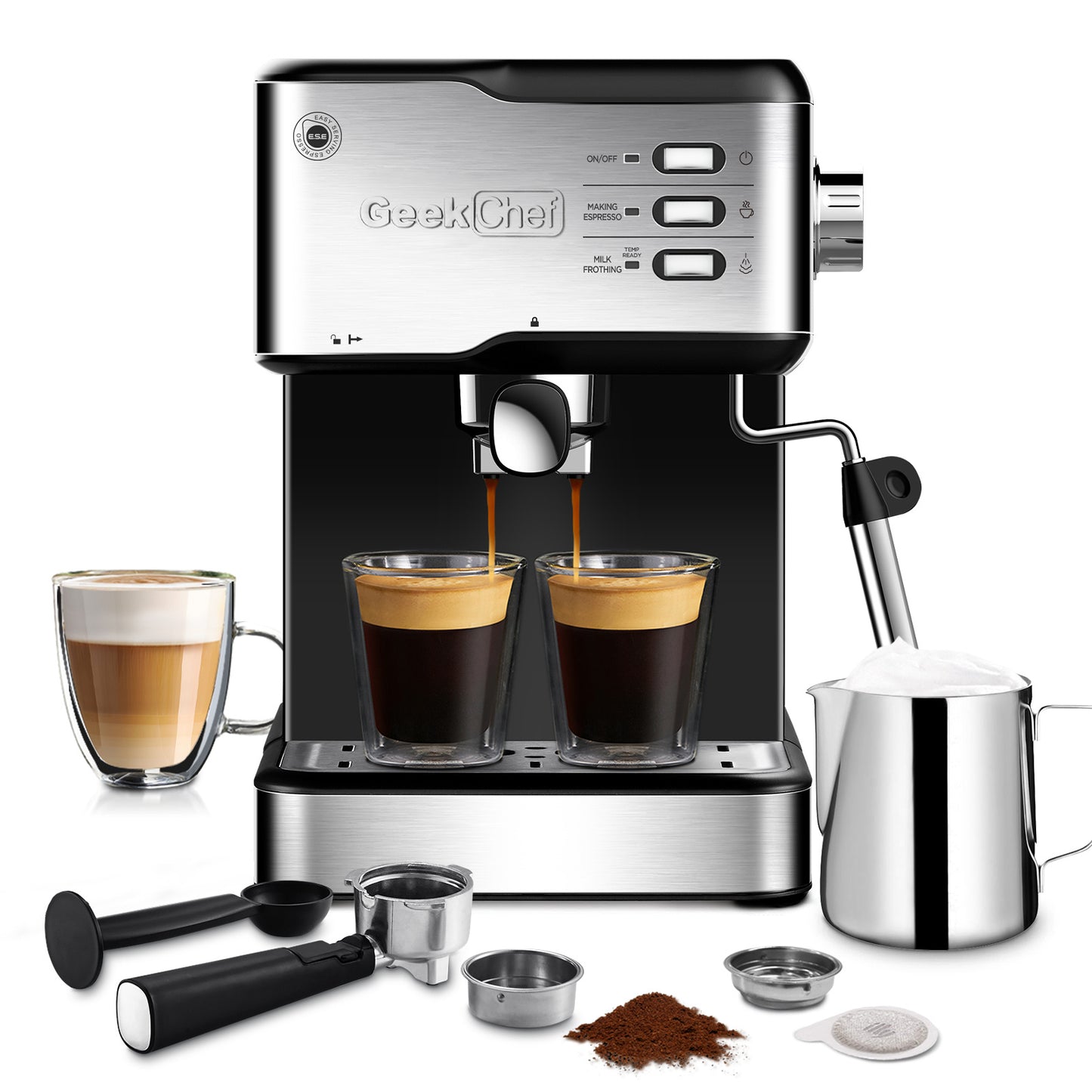 Geek Chef 20 Bar Espresso Machine