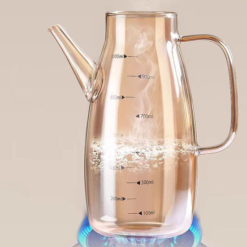 Kitchen Oiler Borosilicate Glass Condiment Bottle