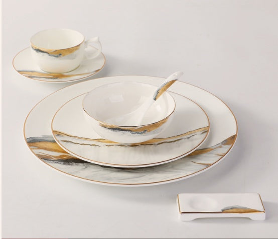 Bone China Hotel Tableware Set Chinese Style Success