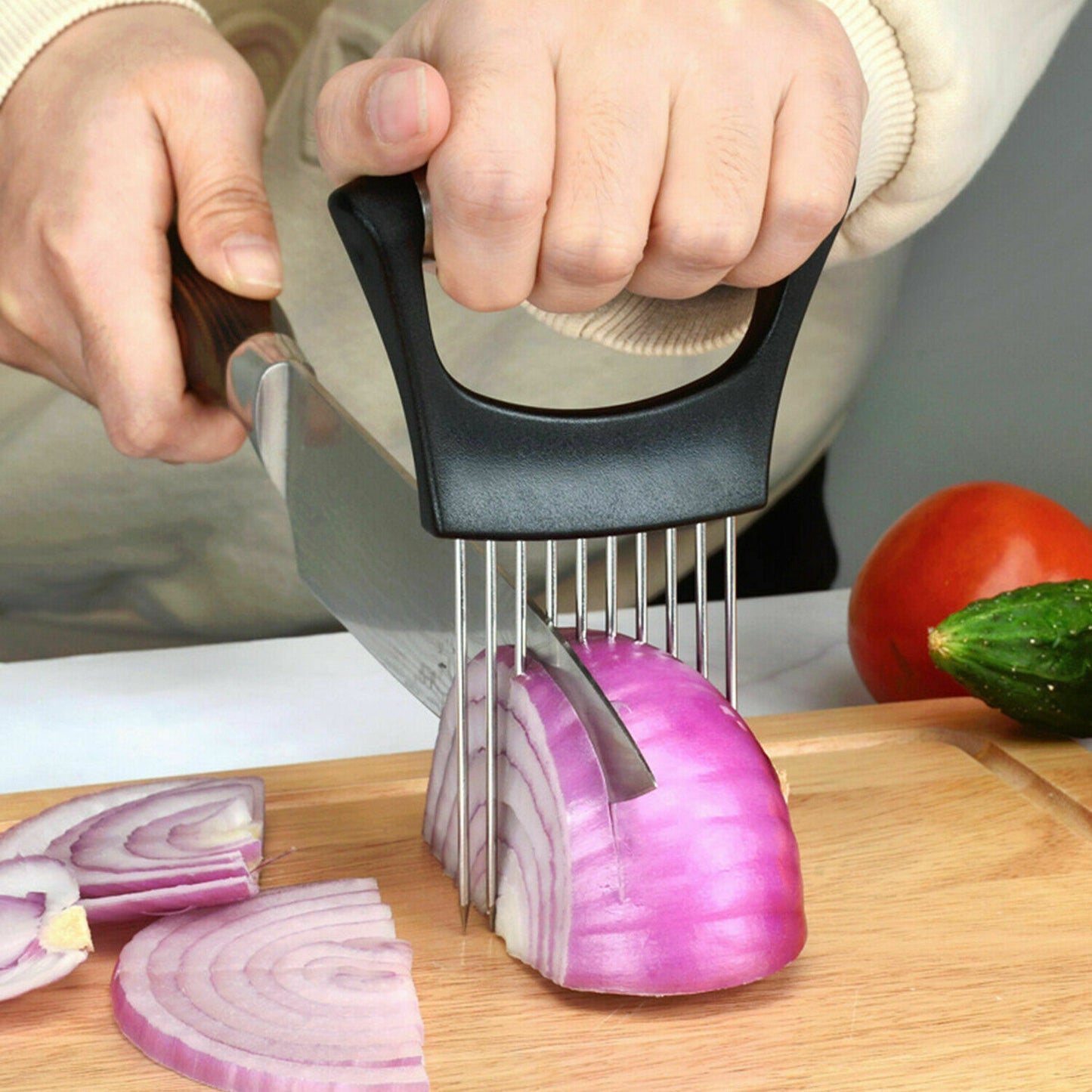 Stainless Steel Onion & Tomato Slicer