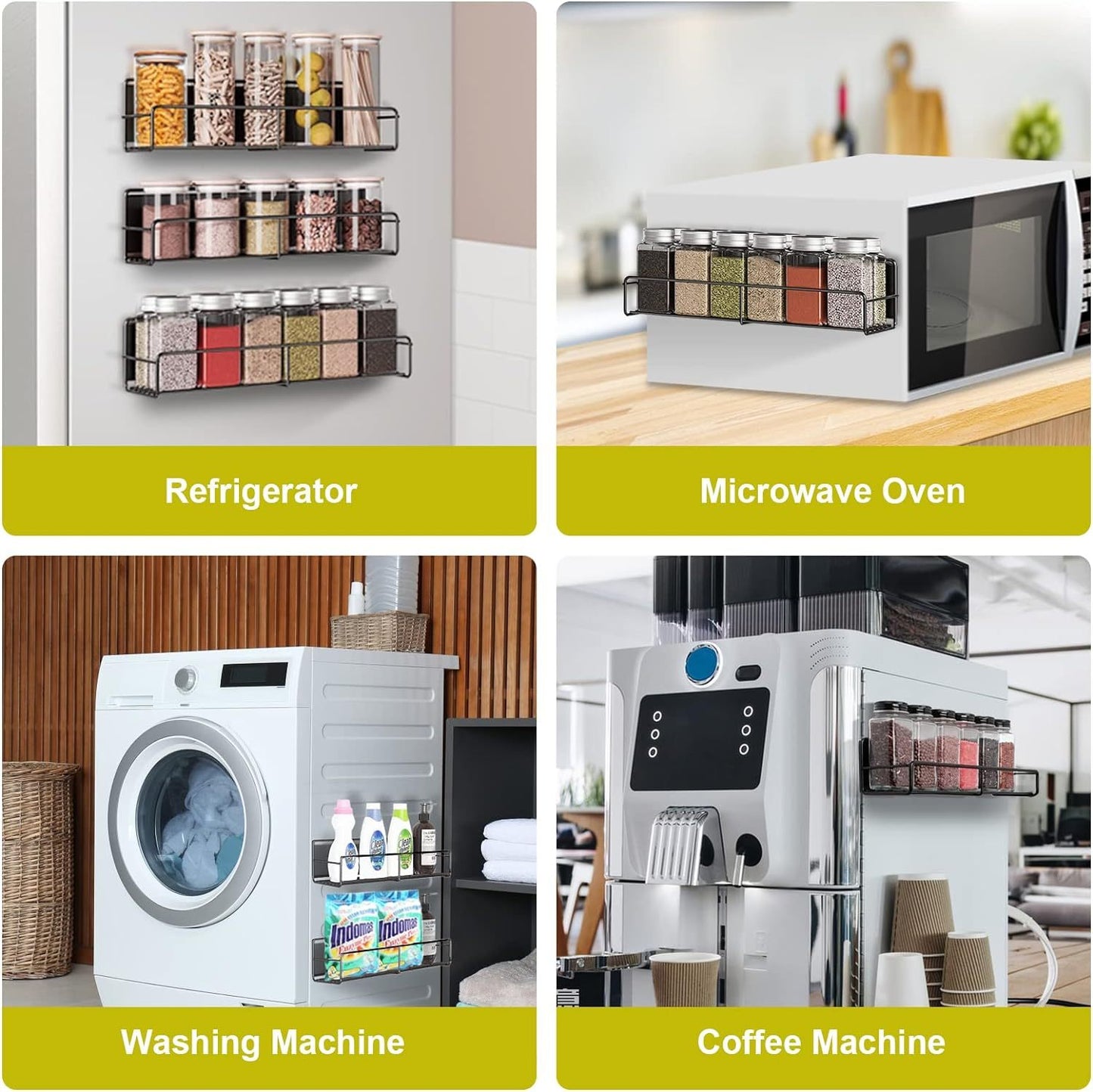 Magnetic Spice Rack for Refrigerator