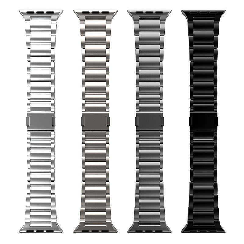 Women's Electronic Magnetic Snap Titanium Alloy Watch Strap