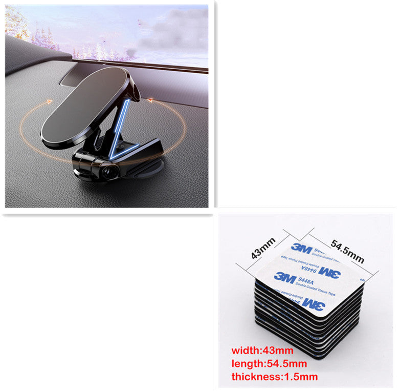 Foldable Metal Magnetic Car Phone Holder