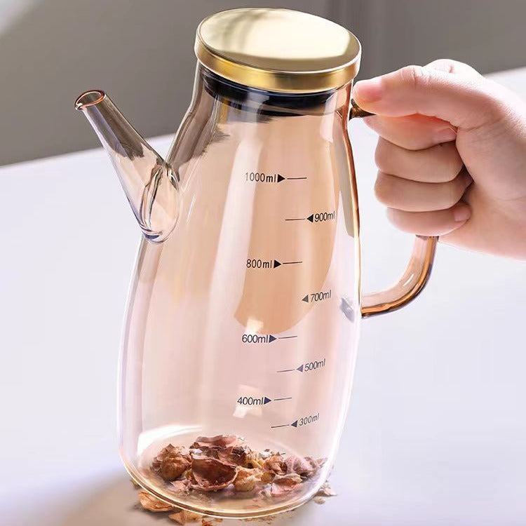 Kitchen Oiler Borosilicate Glass Condiment Bottle