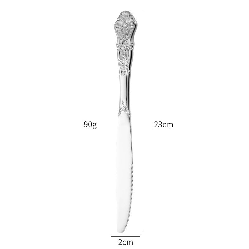Gold-Plated Stainless Steel Cutlery Set